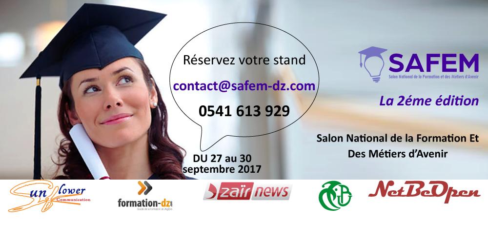 Salon National de la Formation et des Métiers d’Avenir "SAFEM"