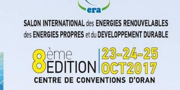 Algeria : Eighty exhibitors at ERA International Exhibition of Renewable Energies on 23-25 October in Oran