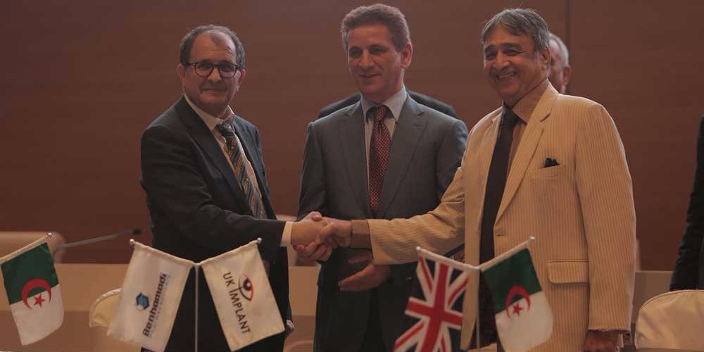 Algérie: GB Pharma produira des implants oculaires en Algérie: Partenariat avec la société britannique UK implant