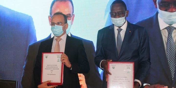 Cote d'ivoire:signature à Abidjan d’un protocole d’accord pour redynamiser la filière rizicole en Côte d’Ivoire