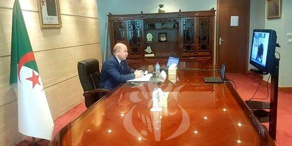 Algérie:Assemblées annuelles de la BM, Benabderrahmane s'entretient avec un responsable de la SFI
