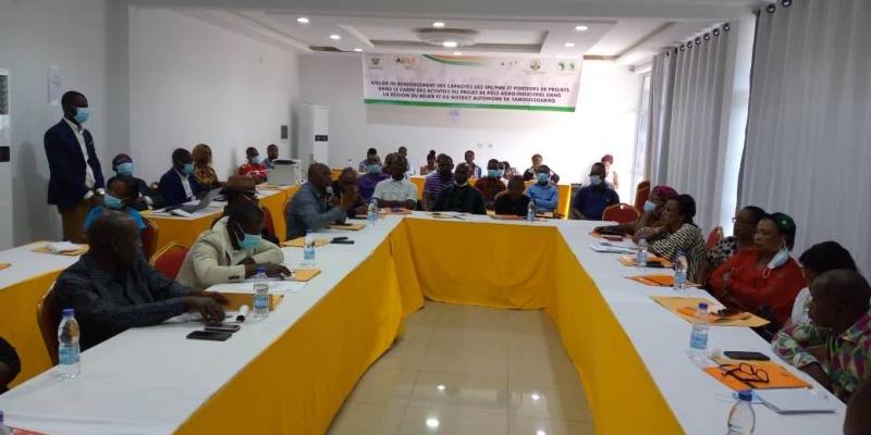 Côte d’Ivoire :Pôle agro-industriel du Bélier, L’Agence Côte d’Ivoire PME a formé 50 TPE/PME et 30 porteurs de projets à Yamoussoukro