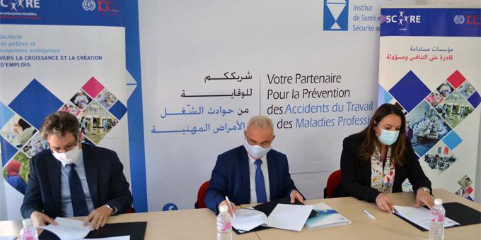 Tunisie:Signature d’un accord de partenariat entre l’ISST et l’OIT sur le programme “SCORE”