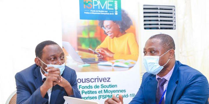 Côte d’Ivoire:Le Secrétariat Exécutif du FSPME Covid-19 a rencontré les TPE/PME ivoiriennes en vue de vulgariser les nouvelles conditions de soumission