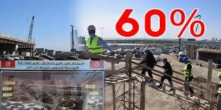 تونس : بالصور..تقدّم أشغال المحوّل الرابط بين حي الخضراء والبحيرة نسبة 60 %