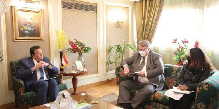 Egypt’s Higher Education Minister discusses cooperation mechanisms with ILO