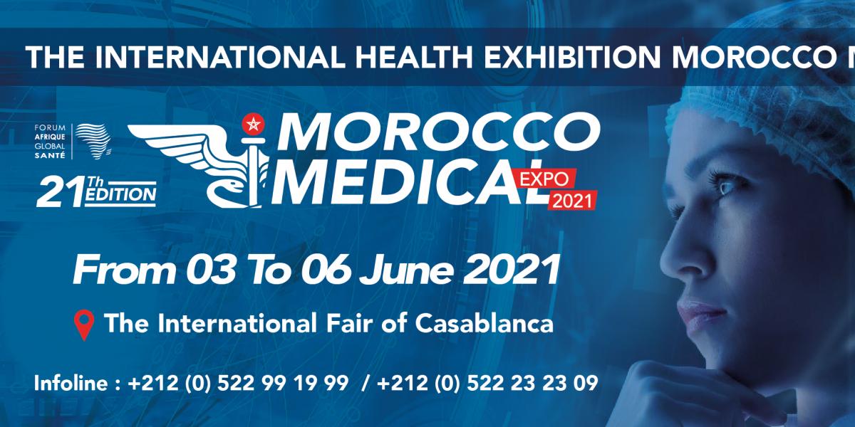 Maroc : Le Salon International de la Santé au Maroc Medical Expo 2021