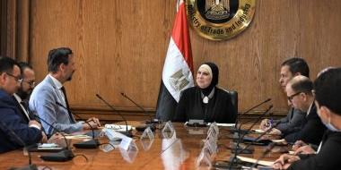 مصر : وزيرة الصناعة تستعرض مع وفد شركة ألمانية تصنيع كابلات السيارات فى مصر