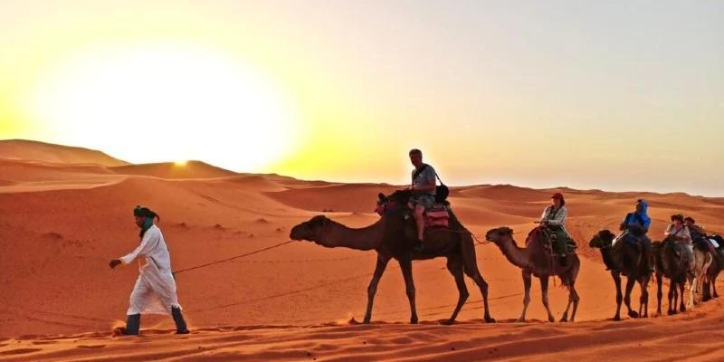 المغرب - حلول السنة الجديدة ينعش السياحة الصحراوية في امحاميد الغزلان ومرزوكة